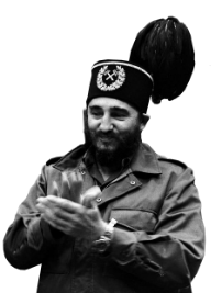 Fidel Castro w Spodku podczas wizyty w Katowicach w 1972